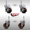 Service Caster 4 Inch SS High Temp Glass Filled Nylon 10mm Threaded Stem Caster Brake, 2PK SCC-SSTS20S414-GFNSHT-M1015-2-TLB-2 - alternate 1